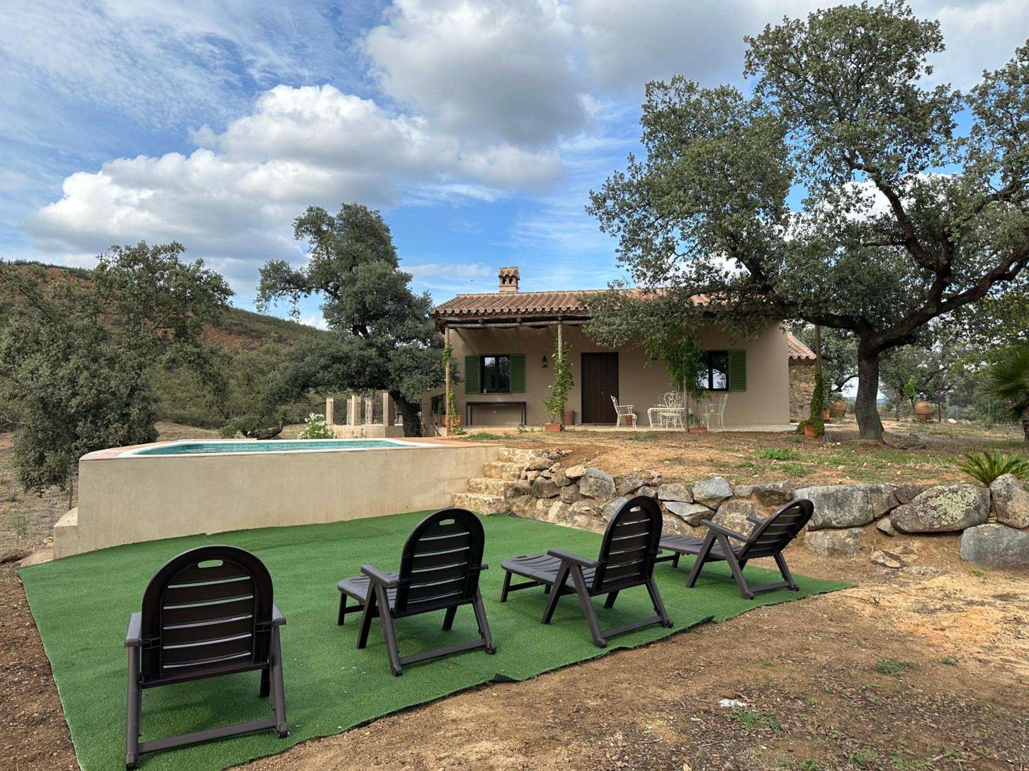Alojamiento Rural En Aracena. Finca El Rehilete Kültér fotó