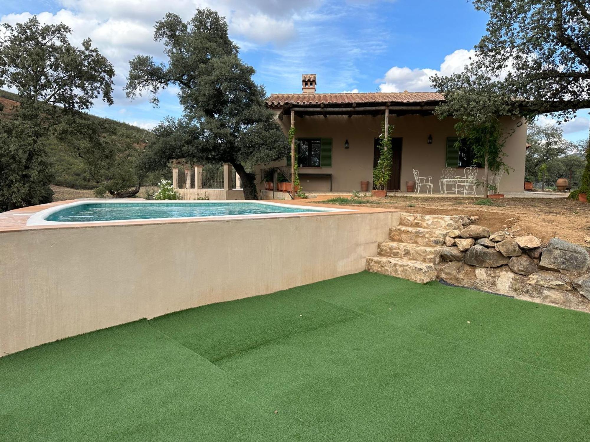 Alojamiento Rural En Aracena. Finca El Rehilete Kültér fotó