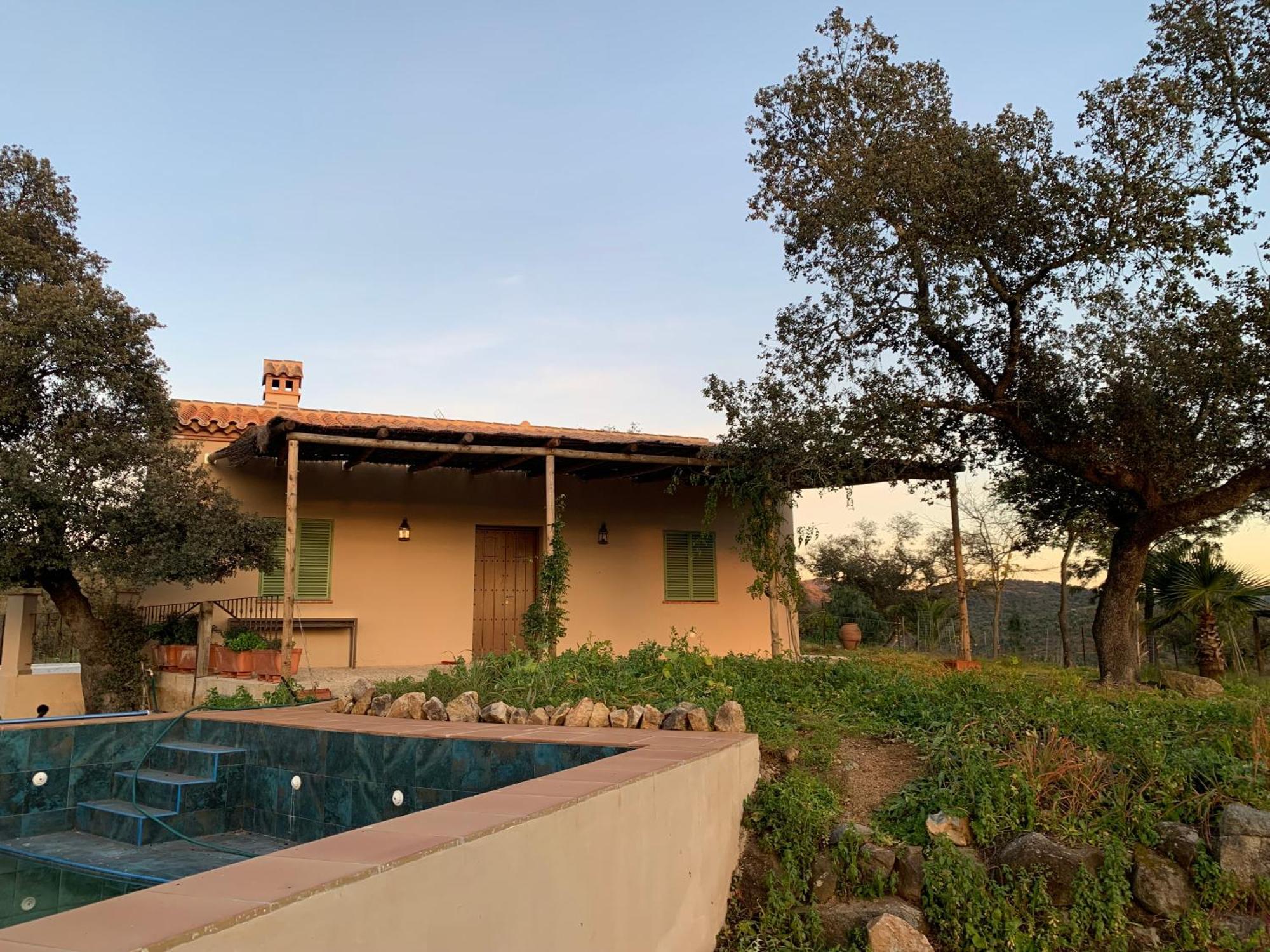 Alojamiento Rural En Aracena. Finca El Rehilete Kültér fotó